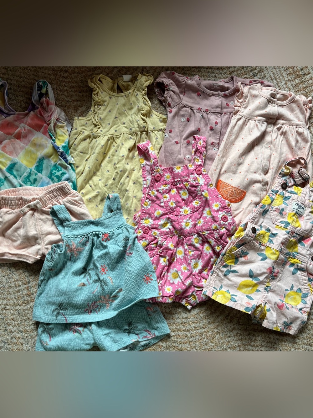 Vintage OshKosh B'gosh Girls, Carters and H&M Summer Lot